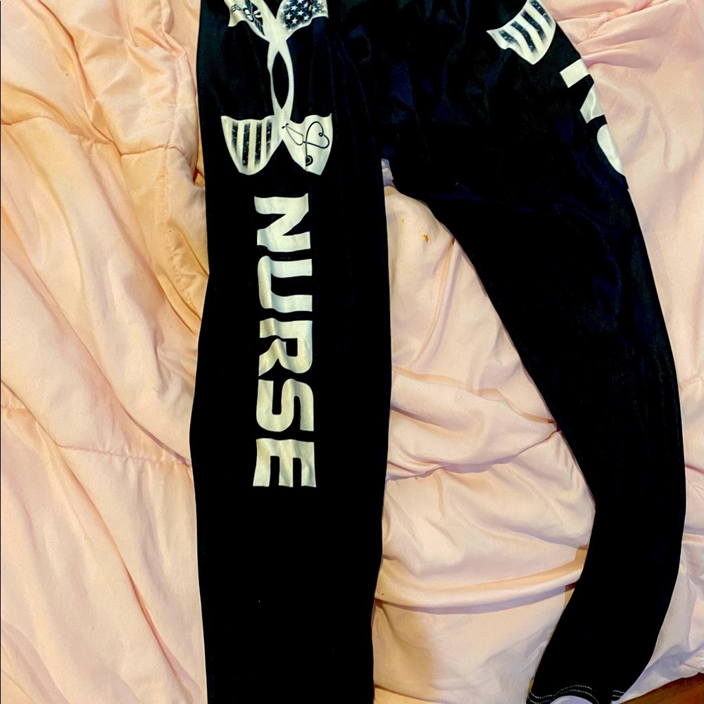 They say under armor but bought off Facebook. Never worn